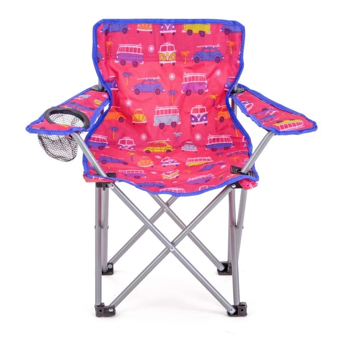 Volkswagen Kids Pink Camping Chair 2 Volkswagen Kids Pink Camping Chair - Image 2