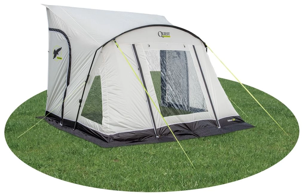 Quest Falcon 325 Poled Porch Caravan Awning 1 Quest Falcon 325 Poled Porch Caravan Awning