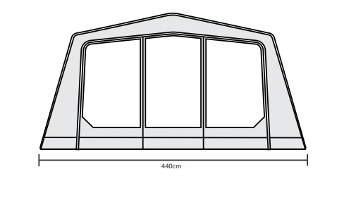 Outdoor Revolution Ozone Safari Front Porch Extension 8 Outdoor Revolution Ozone Safari Front Porch Extension - Image 8