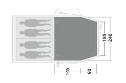 Outwell Springwood 4 Flat Woven Carpet 7 Outwell Springwood 4 Flat Woven Carpet -Outdoor Camping Store springwood 4