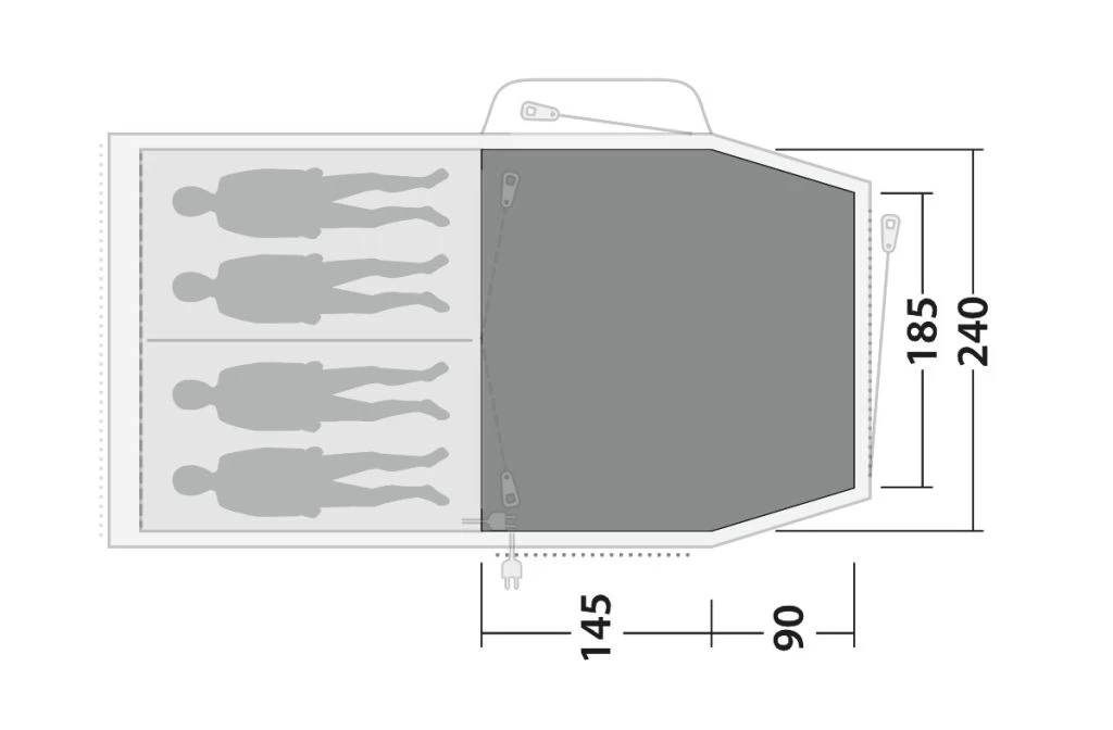 Outwell Springwood 4 Flat Woven Carpet 4 Outwell Springwood 4 Flat Woven Carpet - Image 4
