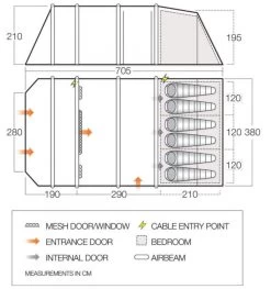 Vango Stargrove II Air TC 600XL Tent 7 Vango Stargrove II Air TC 600XL Tent -Outdoor Camping Store stargrove ii air tc 600xl