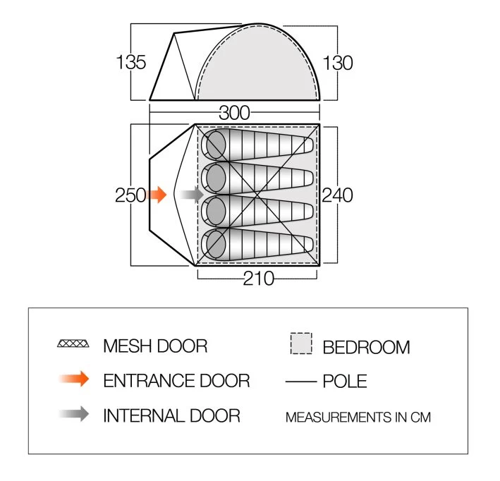 Vango Alpha 400 CLR Tent 2 Vango Alpha 400 CLR Tent - Image 2