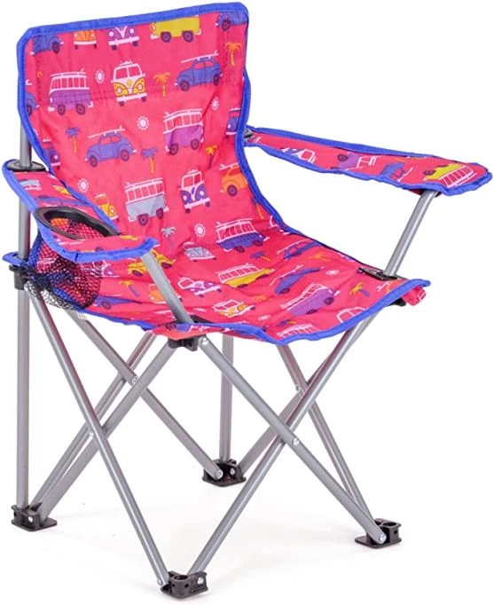 Volkswagen Kids Pink Camping Chair 1 Volkswagen Kids Pink Camping Chair