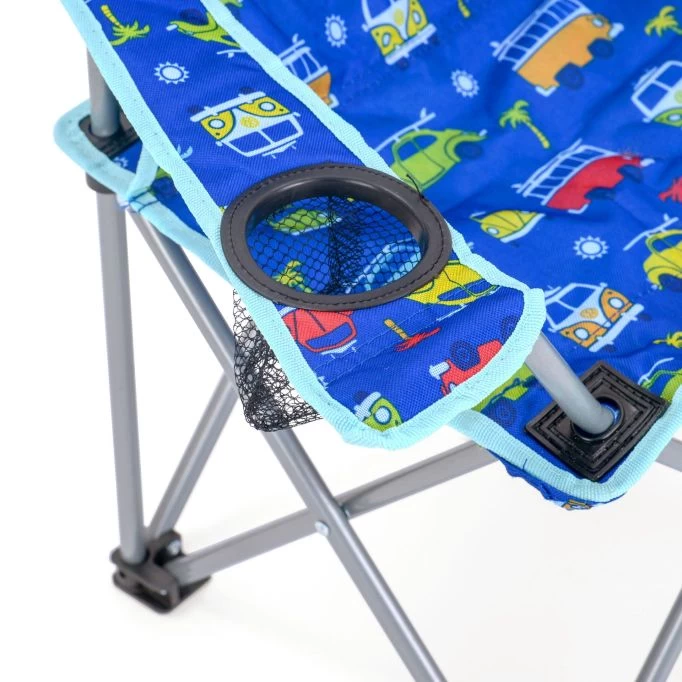 Volkswagen Kids Blue Camping Chair 4 Volkswagen Kids Blue Camping Chair - Image 4