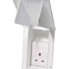 W4 UK Mains Flush Outlet 240V AC