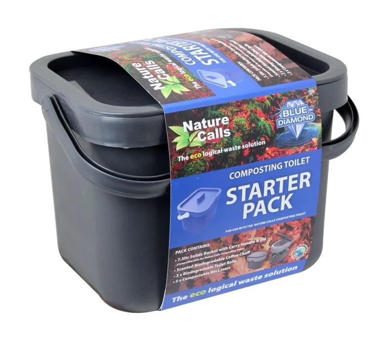 Blue Diamond Composting Toilet Starter Pack Set 1 Blue Diamond Composting Toilet Starter Pack Set