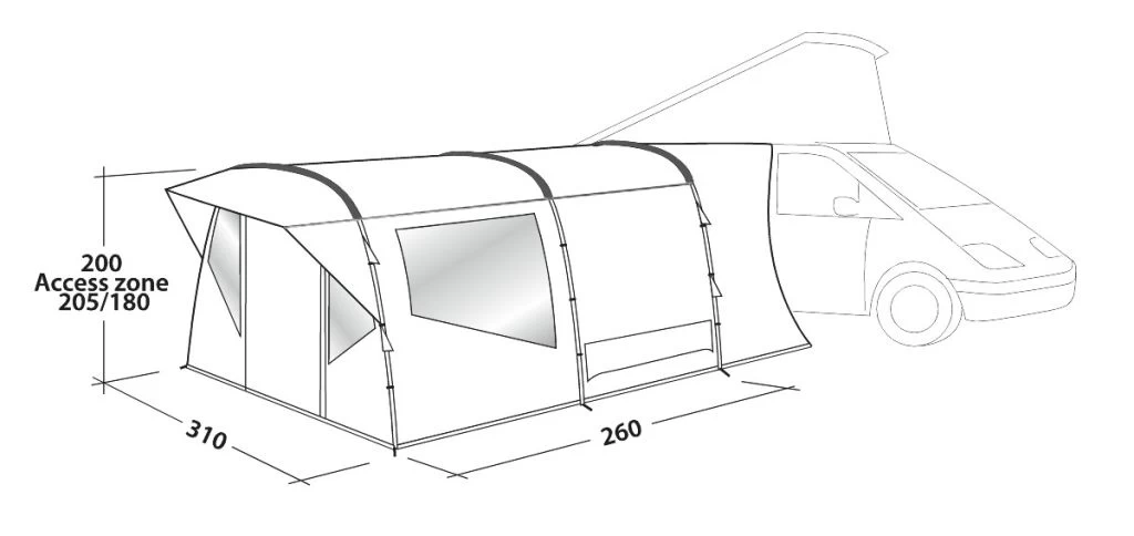 Easy Camp Wimberly Drive Away Awning 10 Easy Camp Wimberly Drive Away Awning - Image 10